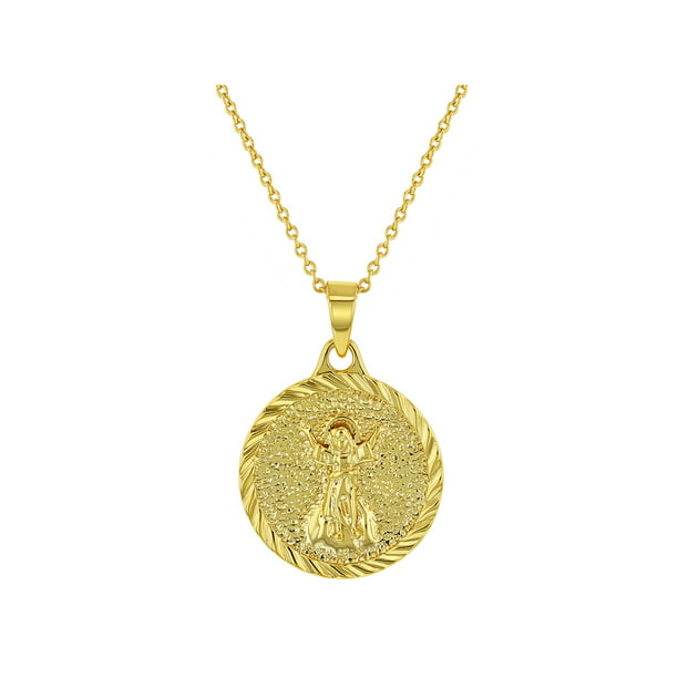 Christ Child Medal Divino Niño Jesus Medal 18k Gold Plated with 20 inch Chain